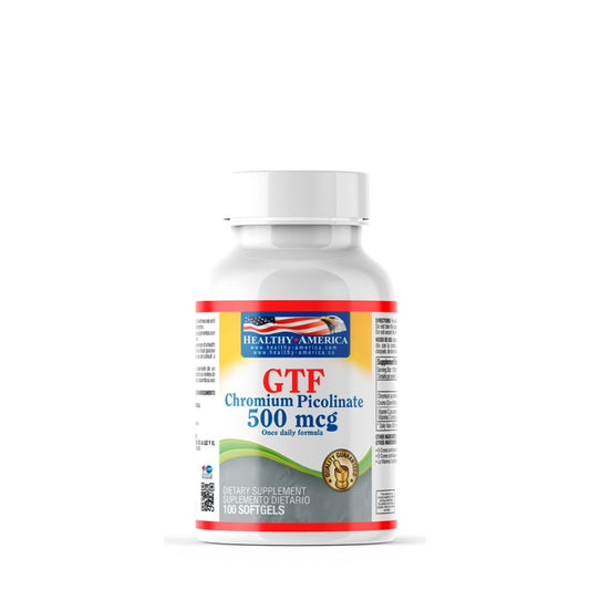GTF CHROMIUM PICOLINATE 500MCG