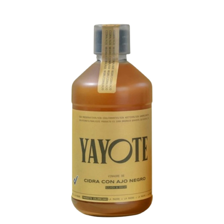 VINAGRE CIDRA CON AJO NEGRO 500 ML