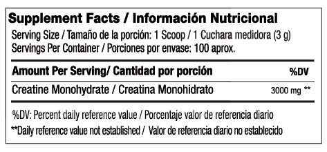 CREATINE TIME 300g - CREATINA MONOHIDRATO
