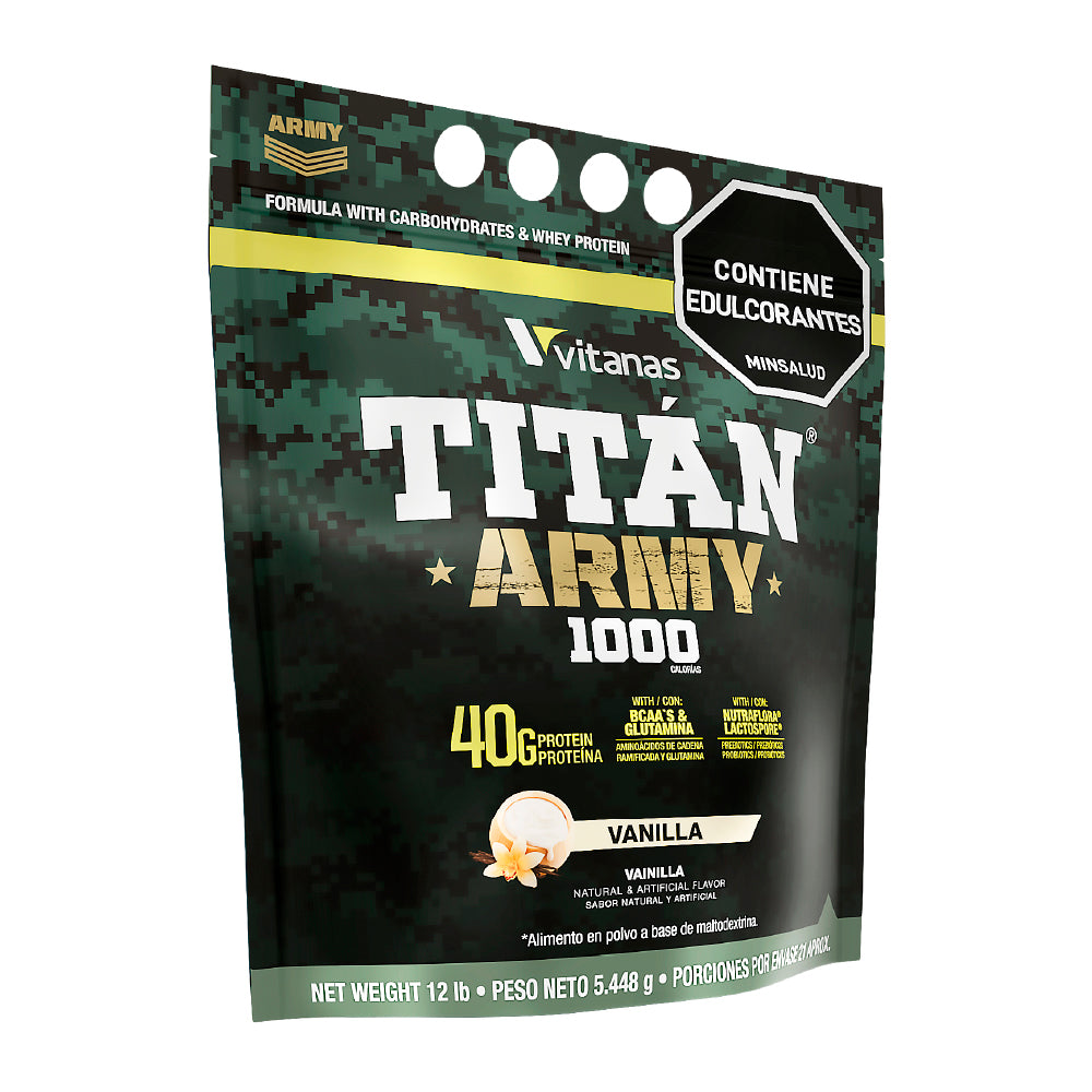 TITAN ARMY 12 LB - PROTEINA HIPERCALORICA