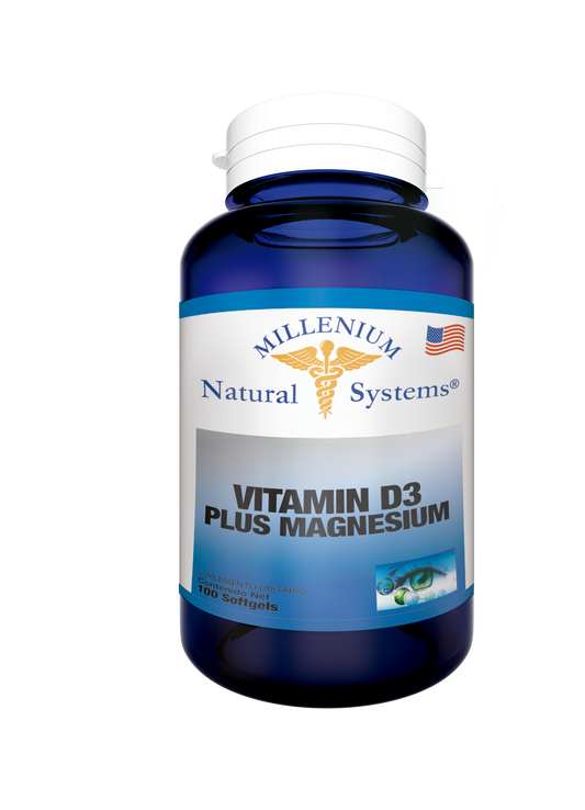 VITAMINA D3 + MAGNESIUM X 100