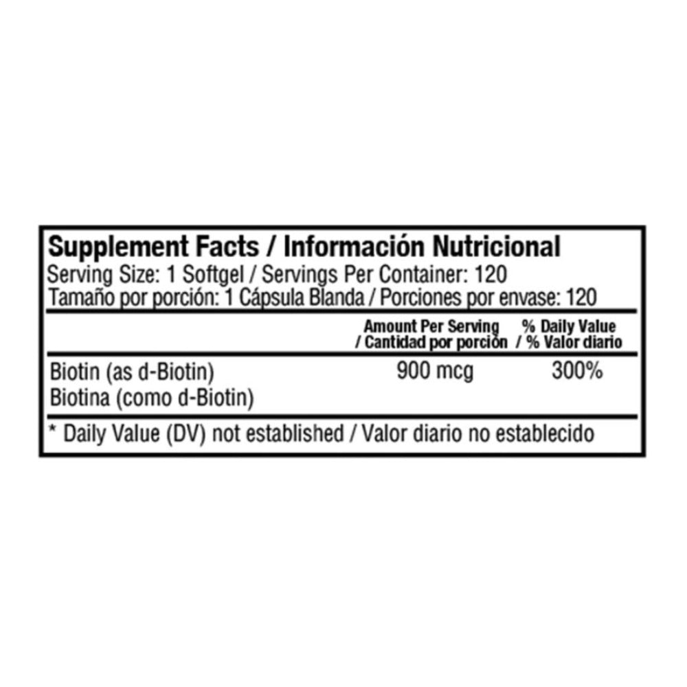 BIOTINA 900 MCG