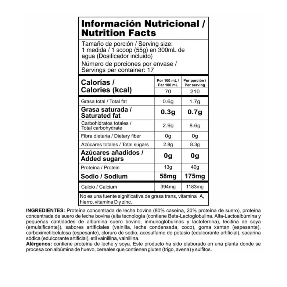 BIPRO COMPLEX 2 LB - CASEINA Y WHEY