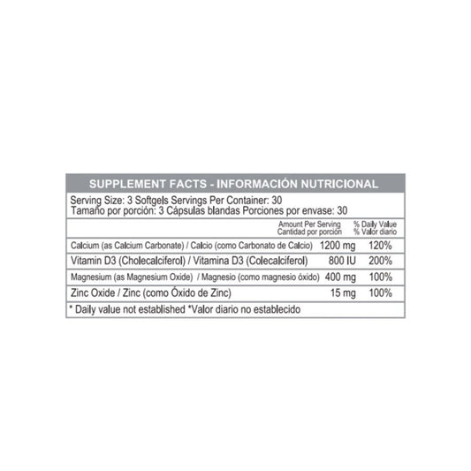 CAL-MAG-ZINC PLUS  VD3 90 SOFTGLS