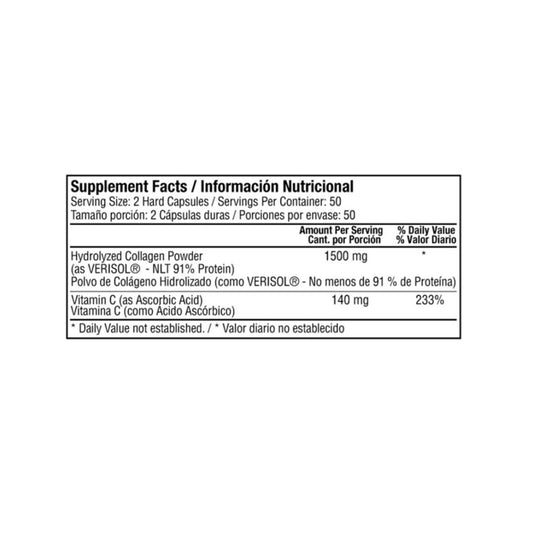 HYDROLYZED COLLAGEN COMPLEX PLUS VITAMIN C