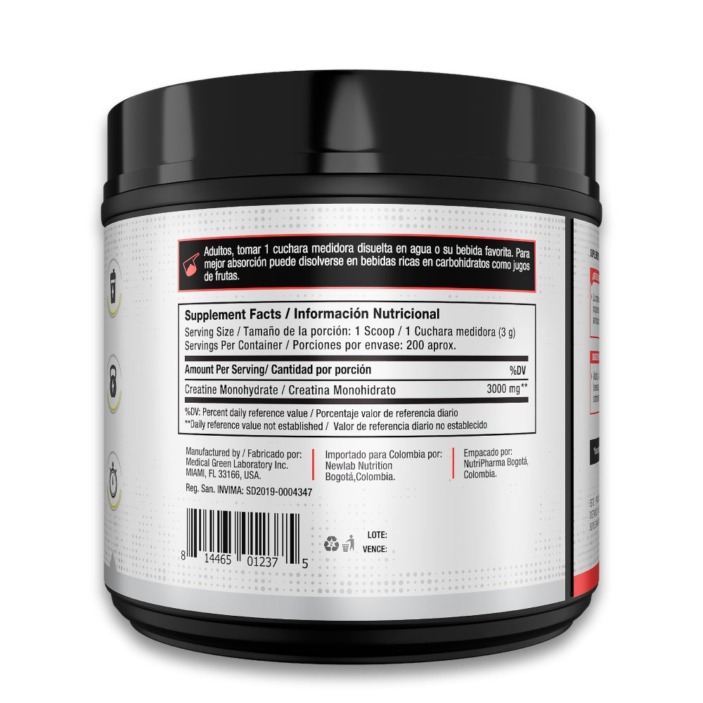 CREATINE TIME 600g - CREATINA MONOHIDRATO