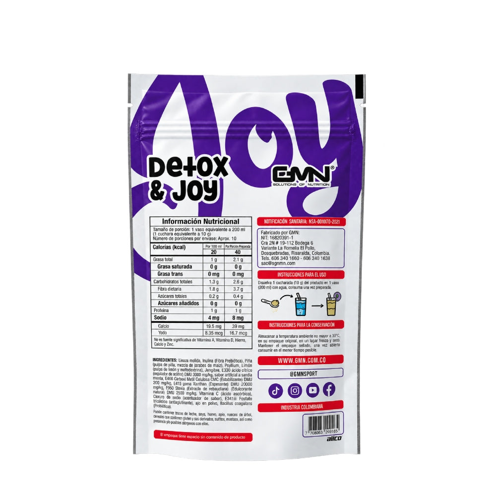 DETOX & JOY - 10 PORCIONES - BATIDO DETOX