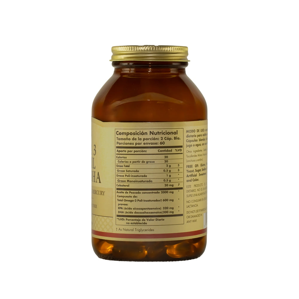 OMEGA 3 EPA+DHA - 120 SOFTGELS
