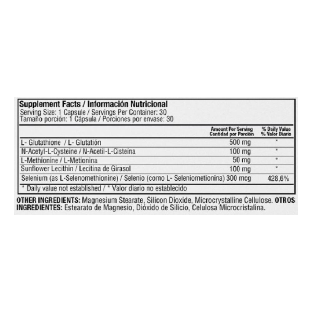 L-GLUTATHIONE 500MG