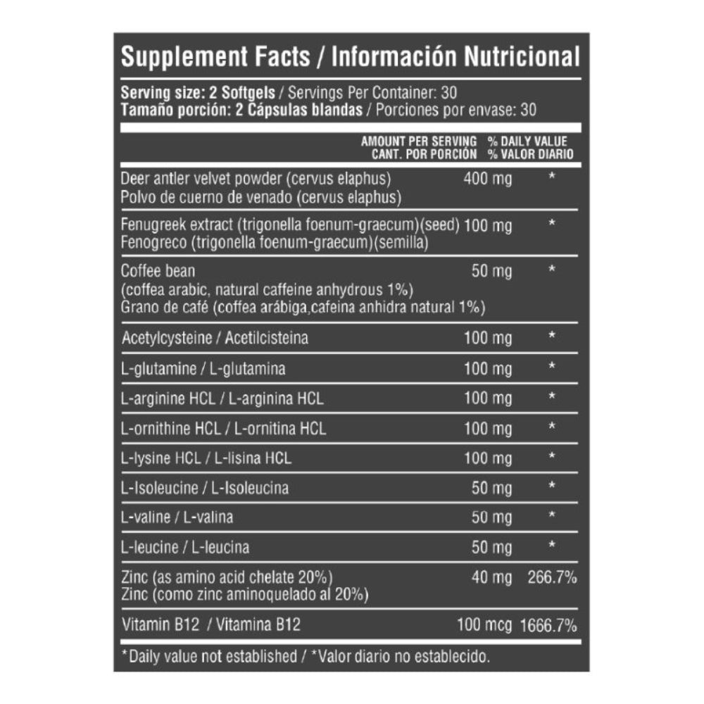 HGH-ON 60 SOFTGELS