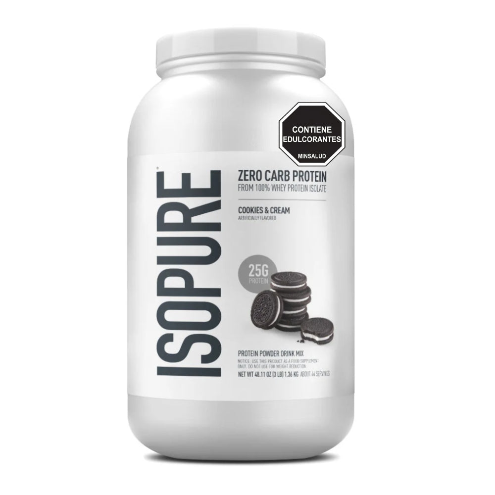 ISOPURE 3 LB - PROTEINA AISLADO ZERO CARB