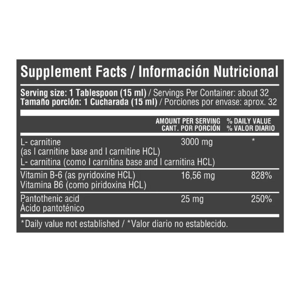 L-CARNITINE LIQUID /3000 MG