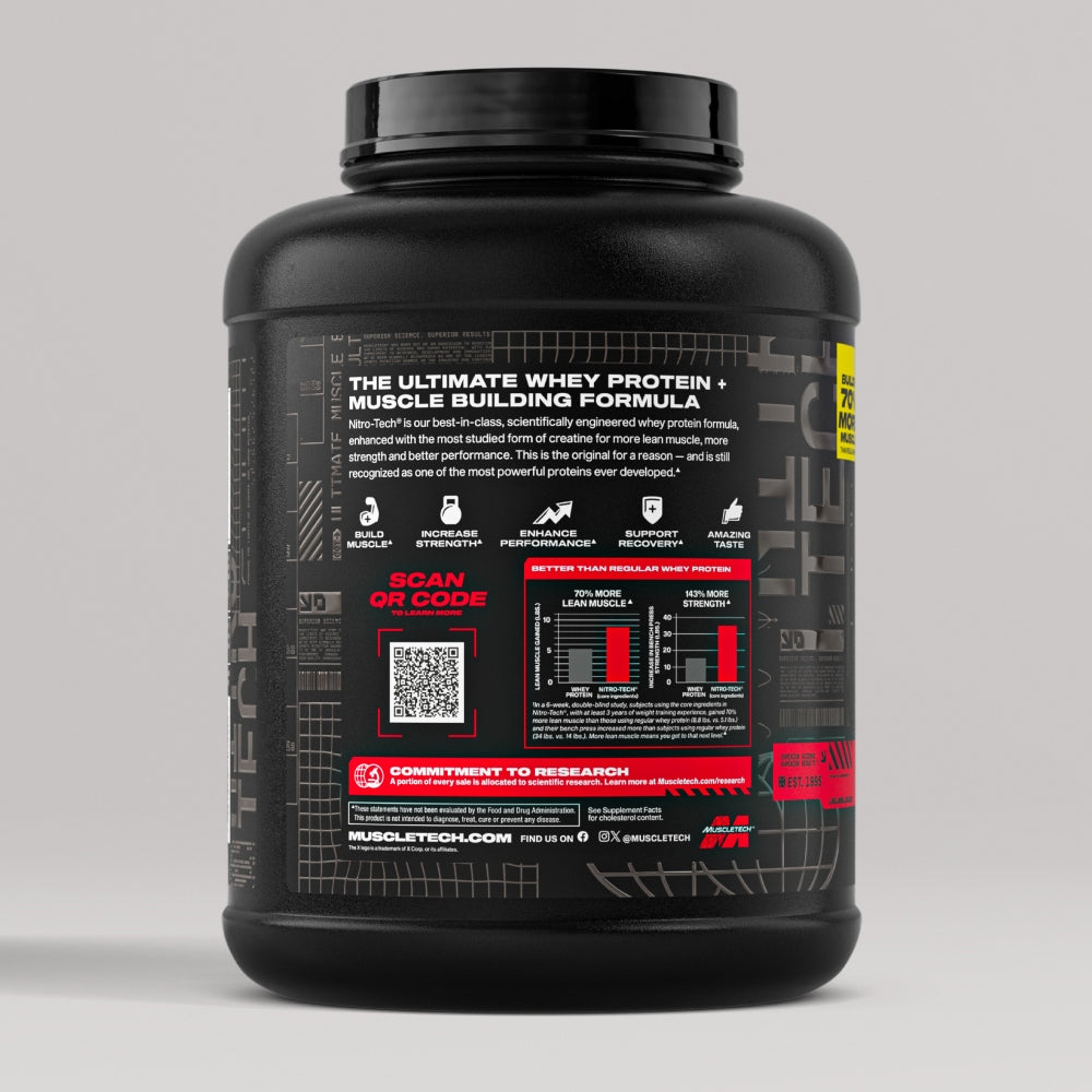 NITRO TECH 4 LB - PROTEINA CON CREATINA
