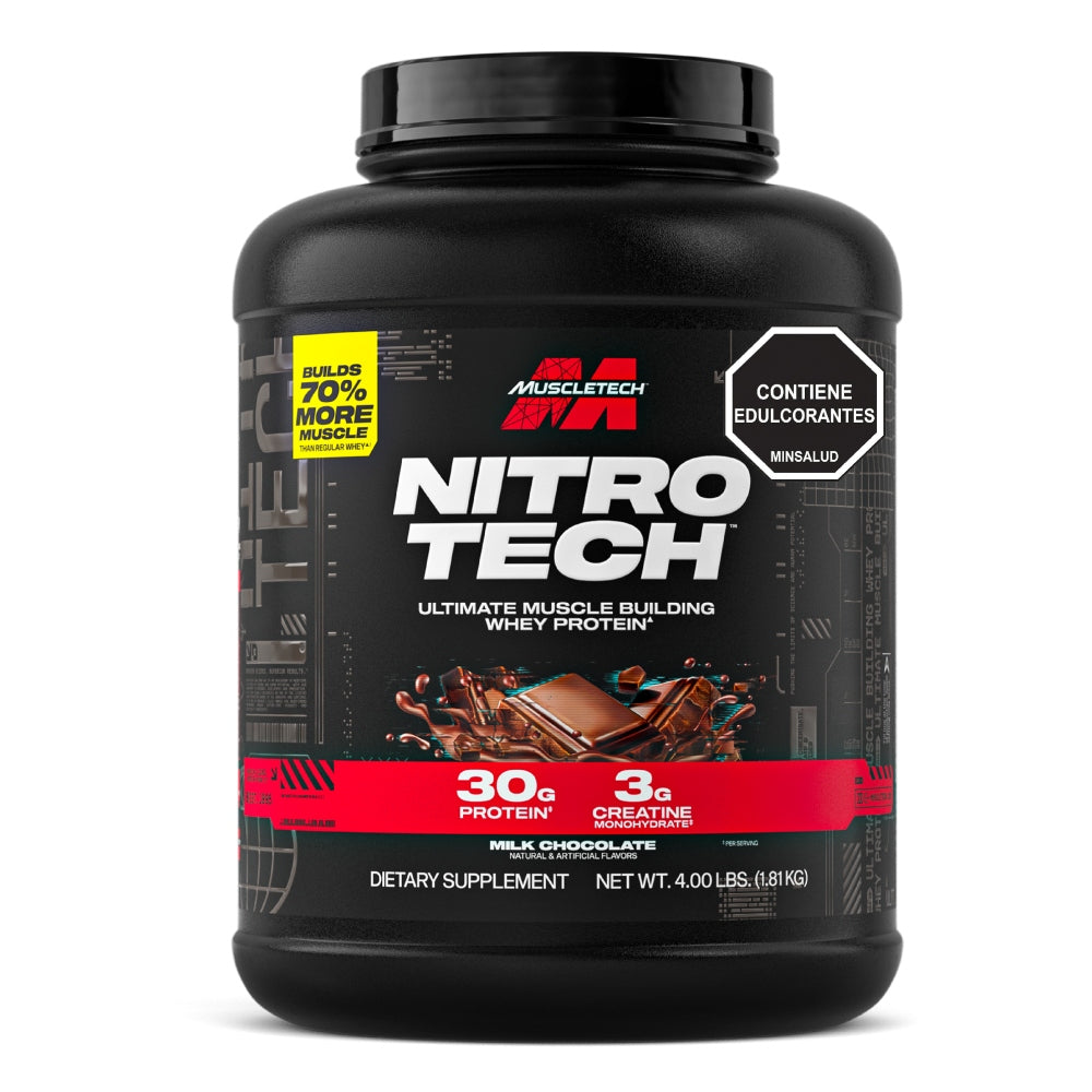 NITRO TECH 4 LB - PROTEINA CON CREATINA
