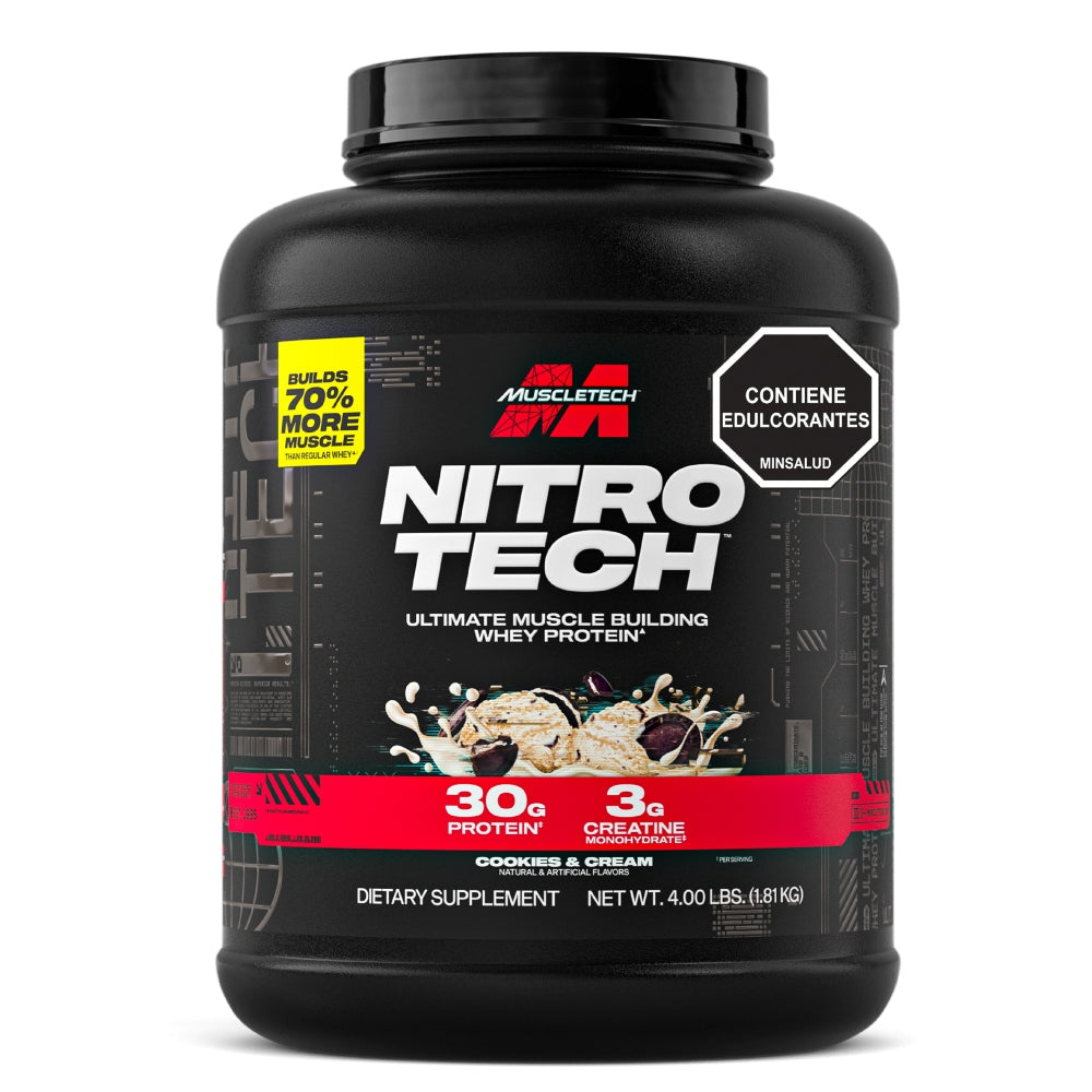 NITRO TECH 4 LB - PROTEINA CON CREATINA
