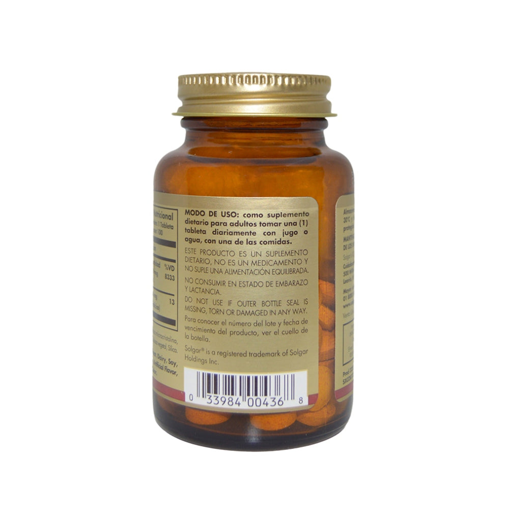 VITAMIN B12 500 MCG - 100 TABLETAS