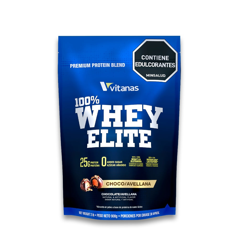100% WHEY ELITE 2 LB - PROTEINA WHEY