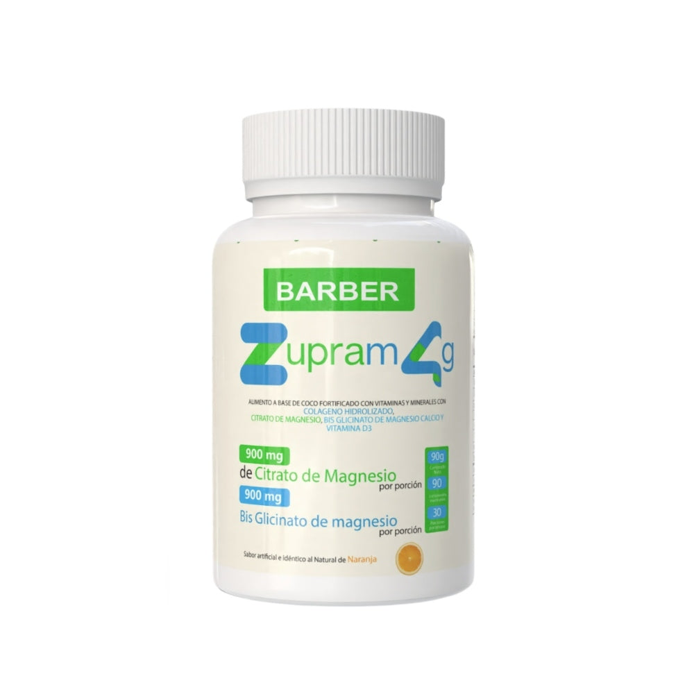 ZUPLAMAG  - CITRATO Y BISGLICINATO DE MAGNESIO - BARBER